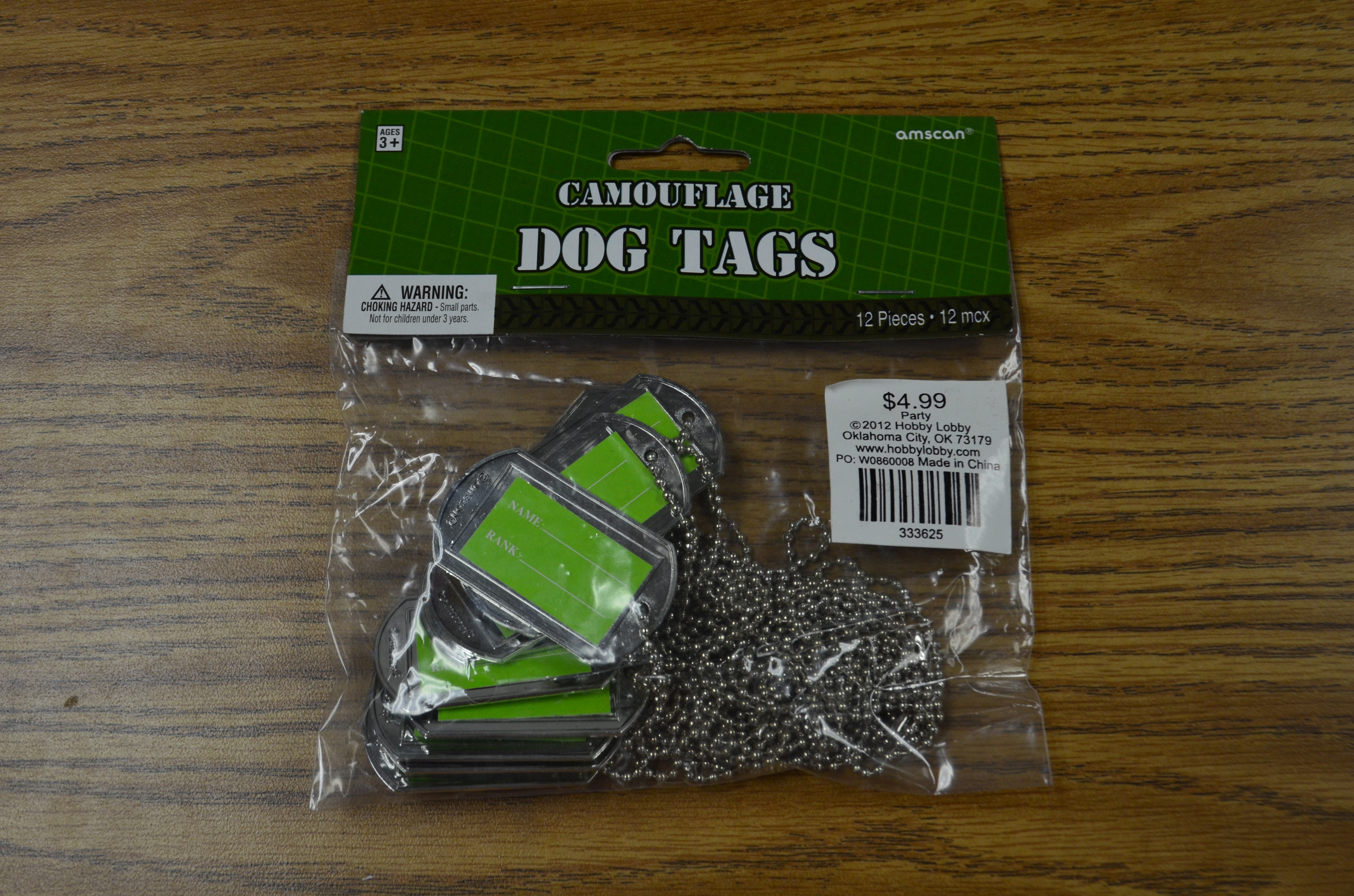 Dog tags