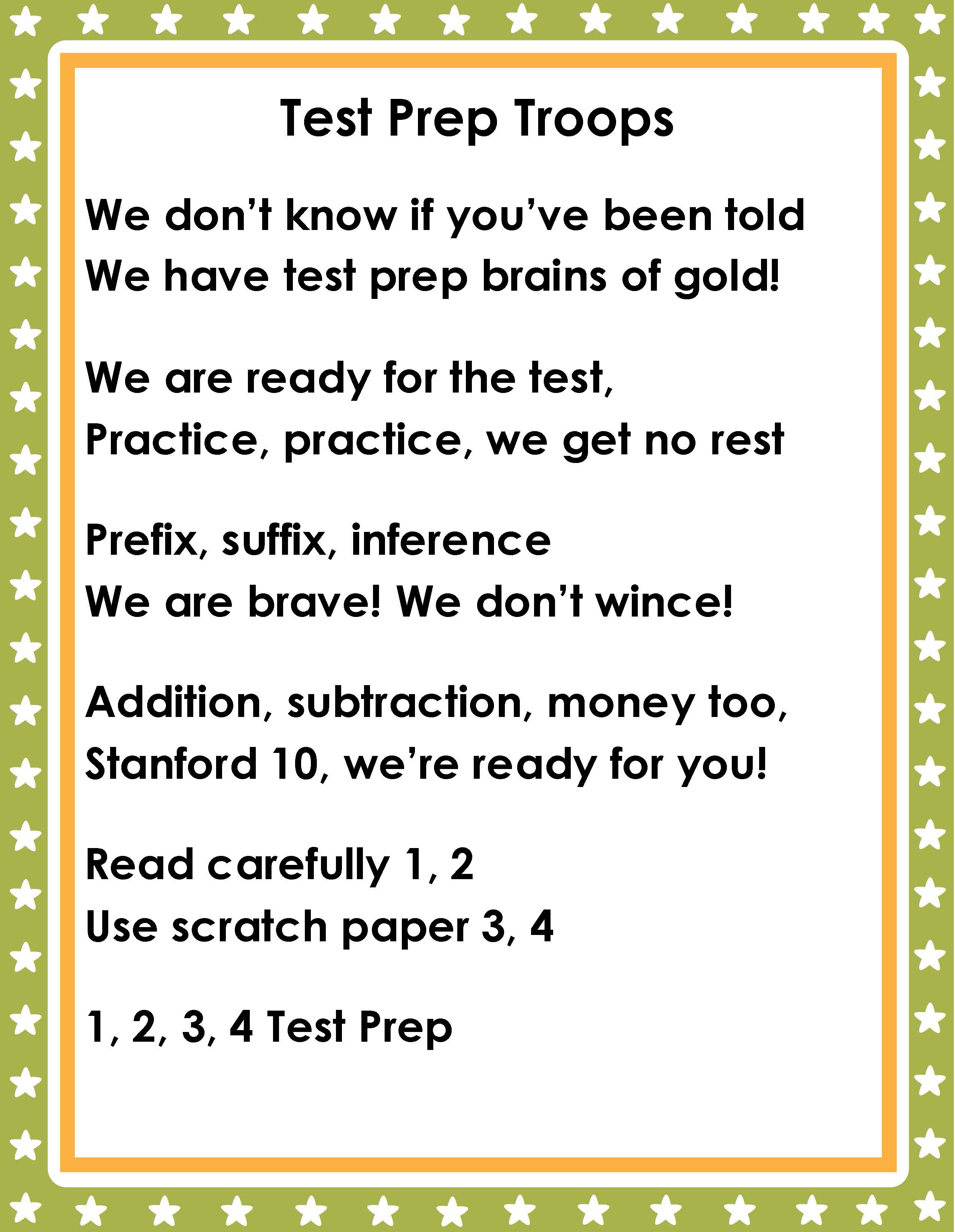 Test Prep Troops