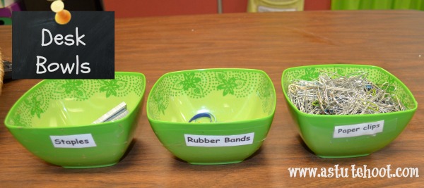 Desk bowls