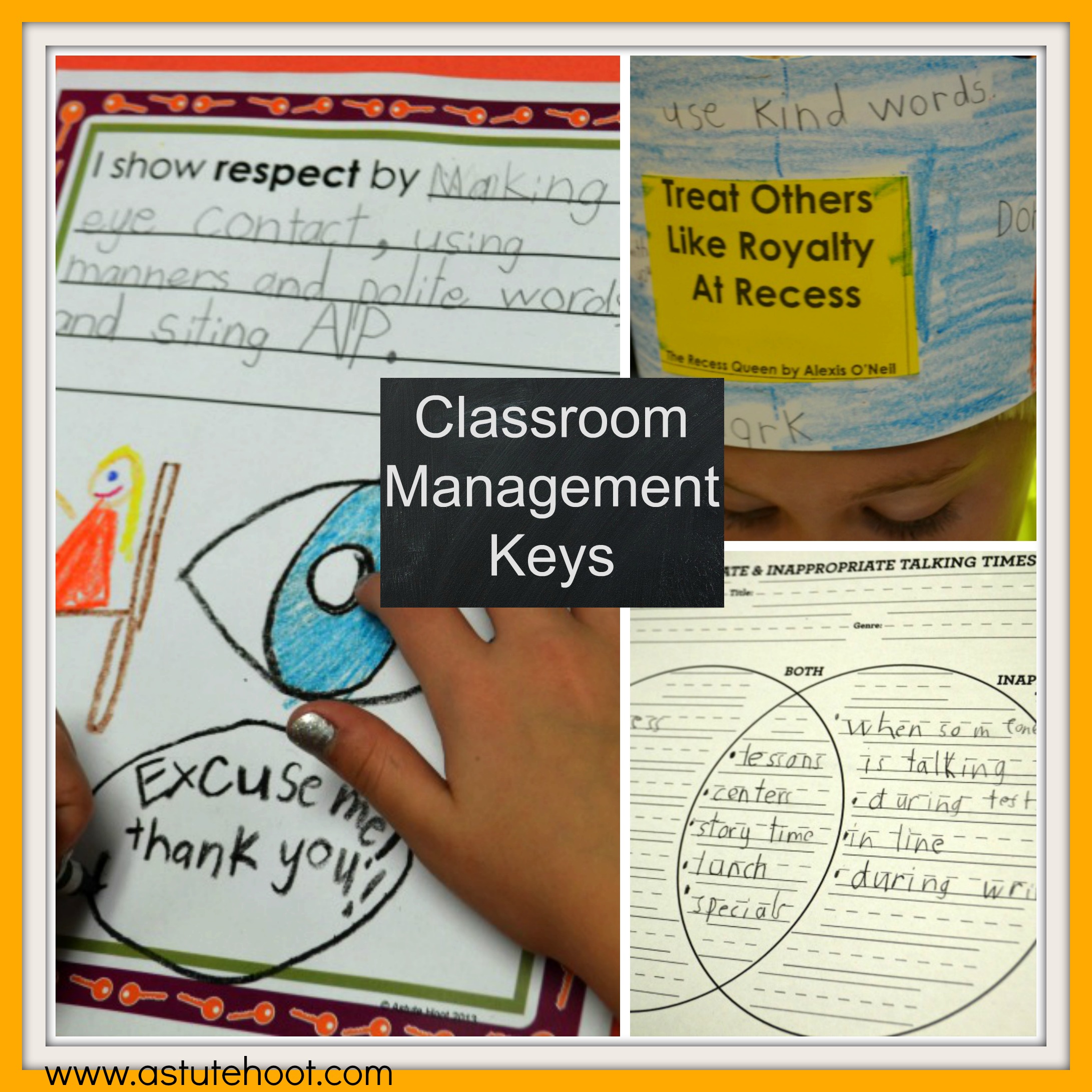Golden Keys to Success, classroom management plans, behavior modification