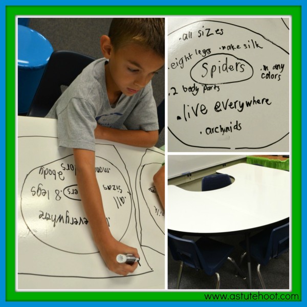 Use this dry erase table to promote active engagement during small group instruction.