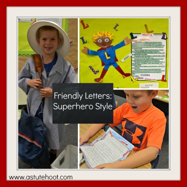 Students love Letterman, our Friendly Letter Superhero.