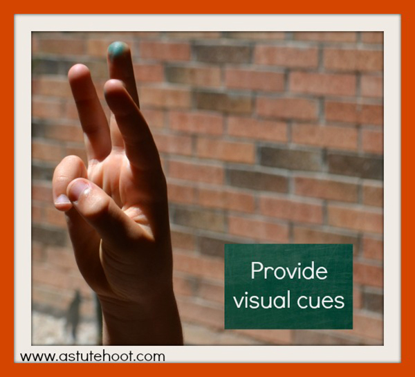 provide visual cues_web