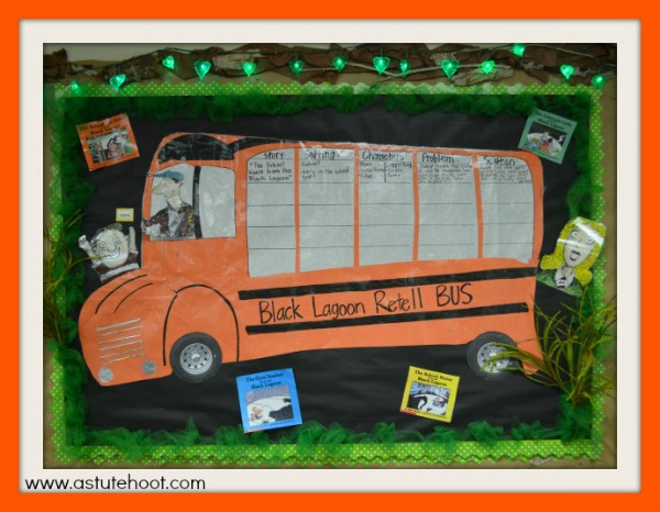 Black Lagoon retell bus-- Halloween Blog Hop