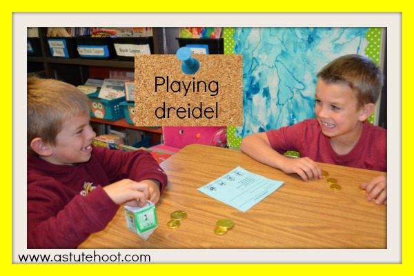 Playing dreidel