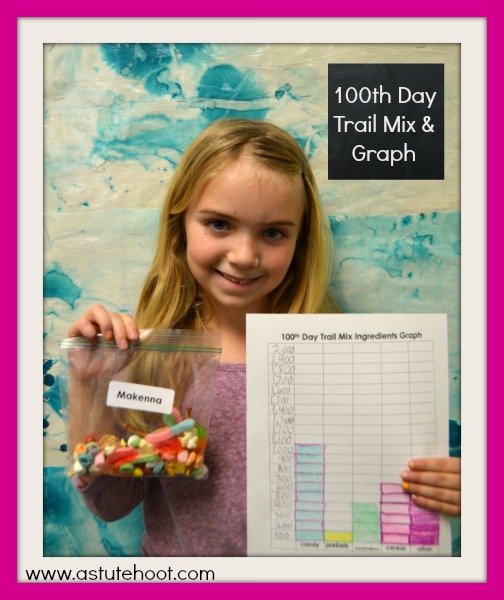 100th Day Trail Mix & Graph