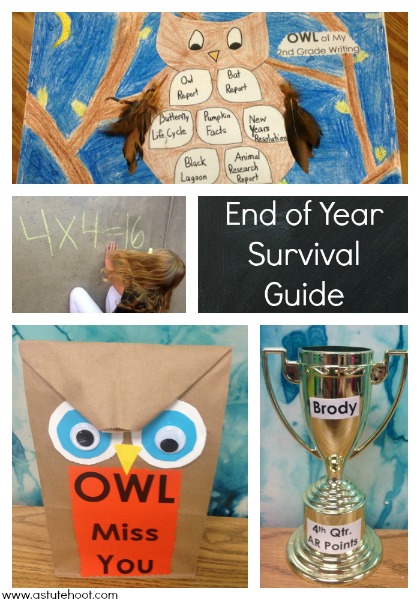 End of year collage